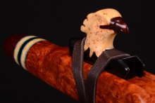 Amboyna Burl Native American Flute, Minor, Mid G-4, #G20C